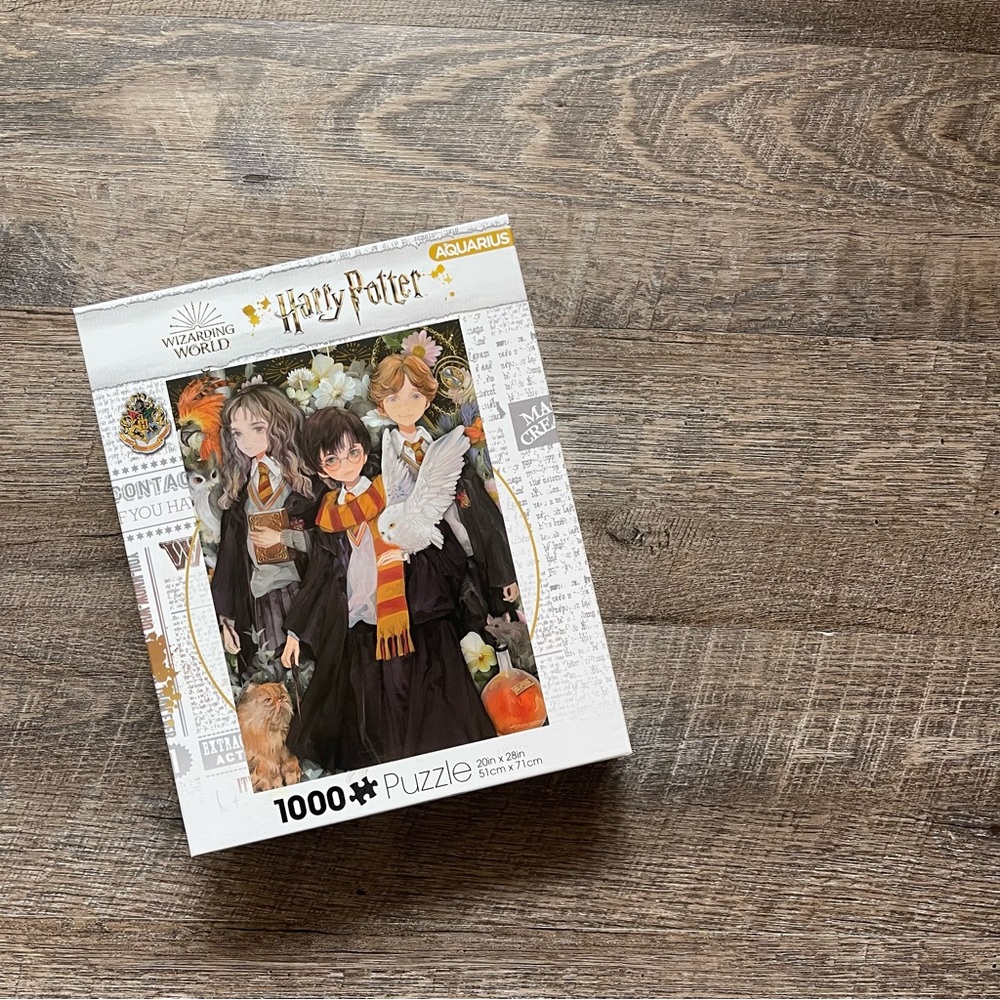 Harry Potter Floral Portrait 1000-Piece Puzzle